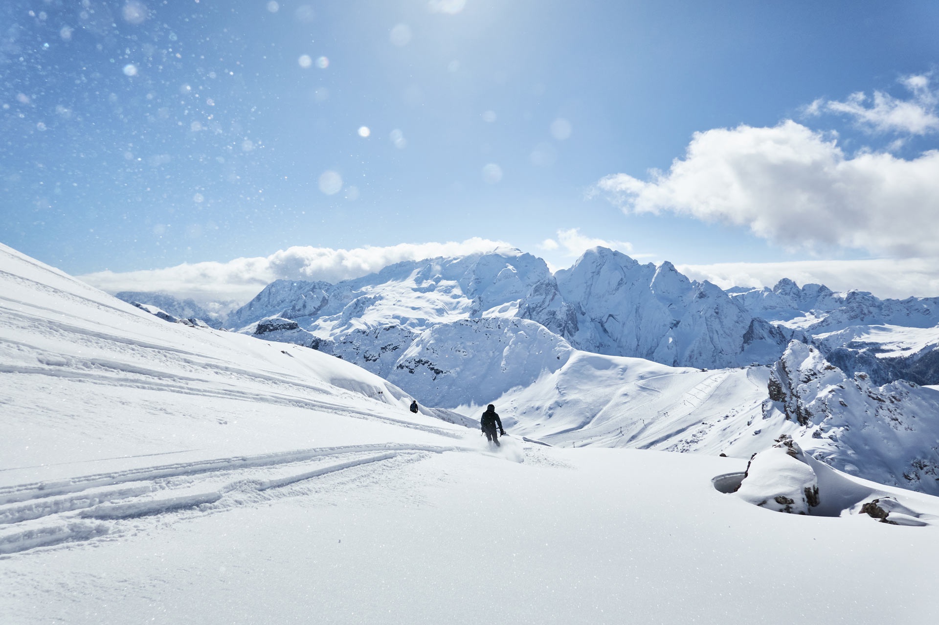 Catores Dolomites Guides - Freeriding in the Dolomites &ndash; Guided off-piste skiing