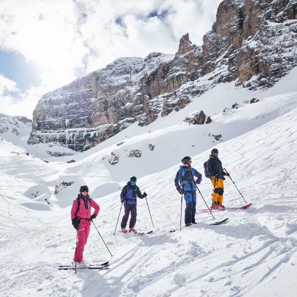 Freeriding in the Sella Group - Val Mesd&igrave; - Freeride with a local mountain guide - Catores