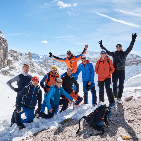 Roa-Scharte mit Bergf&uuml;hrer Janluca und Martin - Anf&auml;ngerskitour f&uuml;r Einsteiger - Catores