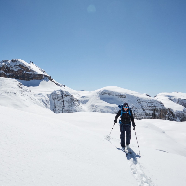 Crossing the Sella Group - Val Setus Freeride with Vallon del Pisciad&ugrave; - Catores