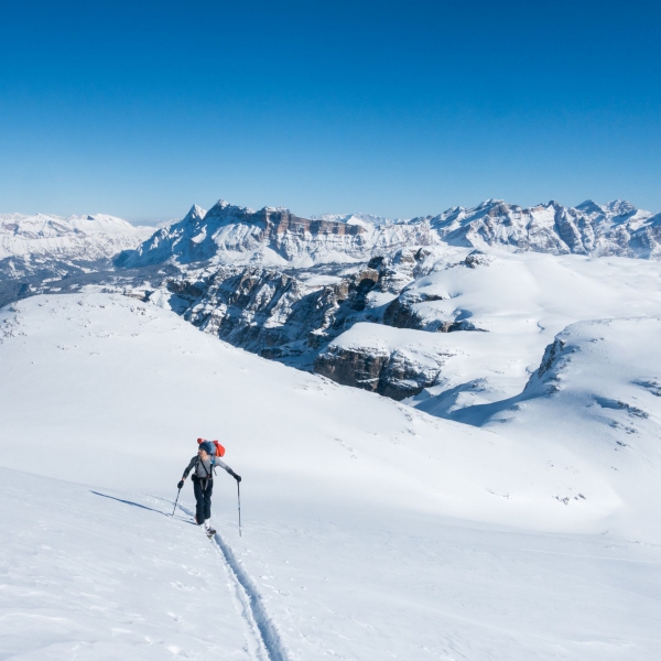Puezspitze (2.918 m) bei besten Verh&auml;ltnissen - Anspruchsvolle Skitouren mit Bergf&uuml;hrer - Catores