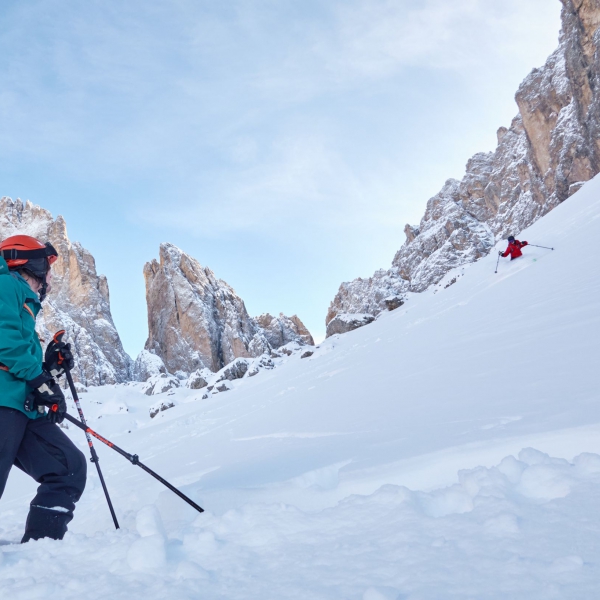 Plattkofelscharte - Klassiker in Gr&ouml;den - Anspruchsvolle Skitouren mit Bergf&uuml;hrer - Catores