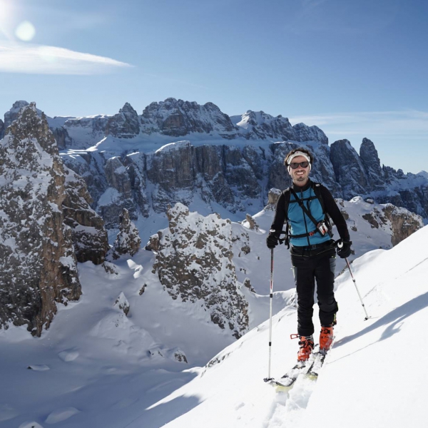&Uuml;berschreitung Naturpark Puez Geisler - Individuelle Skitour mit Bergf&uuml;hrer - Catores