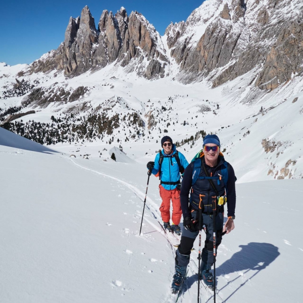 Forcella della Roa - Forces de Si&euml;les - Classic ski tours in Val Gardena and the Dolomites - Catores