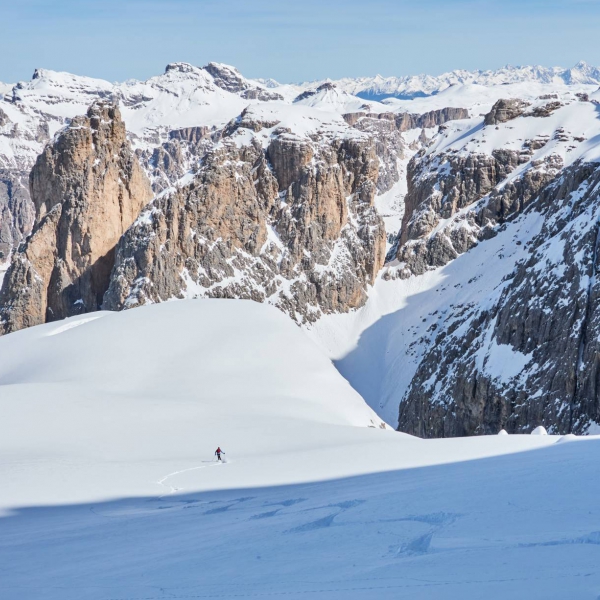 Miara Rinne am Sella - Individuelle Freeride-Tour mit Bergf&uuml;hrer - Catores