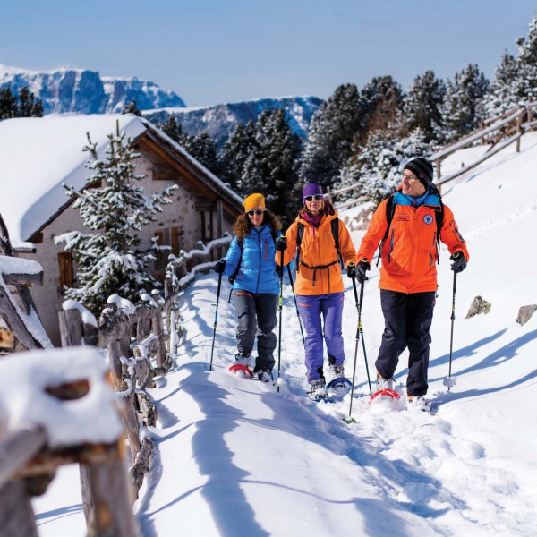 Tour con le ciaspole sul Resciesa - Ciaspolate di gruppo con Val Gardena Active - Catores