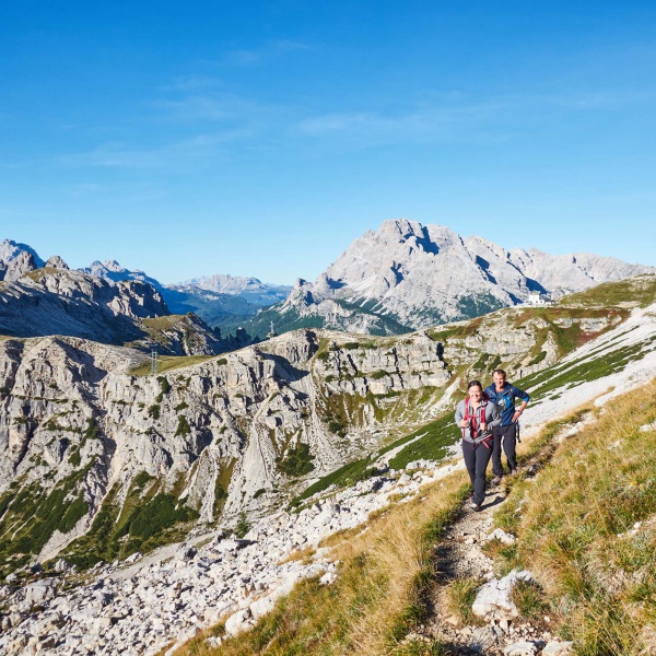 Zustieg von der Auronzo H&uuml;tte - Gro&szlig;e Zinne Normalweg mit Bergf&uuml;hrer - Catores