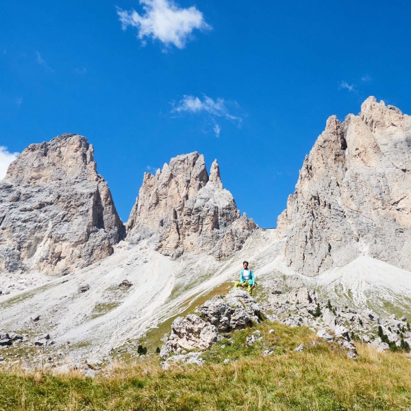 F&uuml;nffingerspitze vom Sellajoch - Daumenkante - Traumtour an der F&uuml;nffingerspitze - Catores