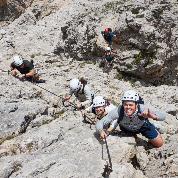 Familienspa&szlig; am Klettersteig - Kleine Cirspitze - Gef&uuml;hrter Einsteigerklettersteig - Catores