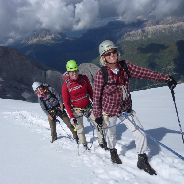 Verso la cima - Marmolada - Via Ferrata Cresta Ovest - Catores