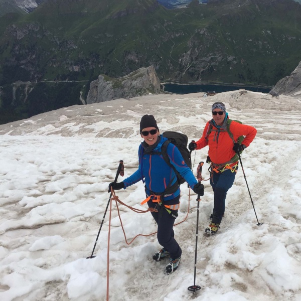 Sopra il Pian dei Fiacconi - Marmolada - Via Ferrata Cresta Ovest - Catores
